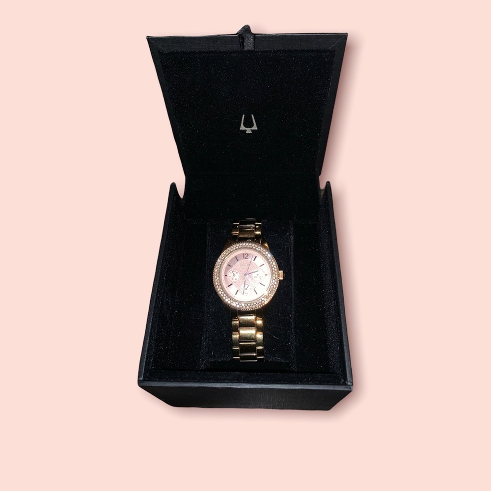 Bulova Rose Gold Watch new with box
